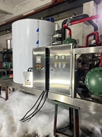 Machine à glace en flocons industrielle ZXshare, production quotidienne de 25 tonnes, certifiée CE pour les industries des produits de la mer, machine à glace à l'eau salée, Mesin Es Flakes