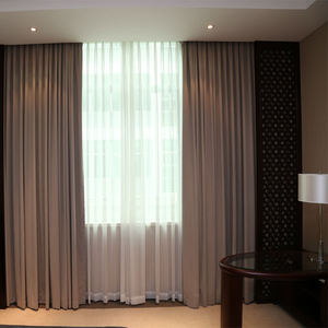 Cortina de Hotel de lujo moderna, cortinas opacas, persianas eléctricas para ventanas, cortinas de oscurecimiento de habitación de cubículo de estilo tejido - Product Image 6