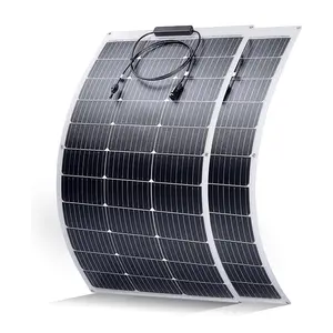 US EU Warehouse Solar Flexible Panels 100w 200w 300w High Efficiency Solar Panels Roof Flexible Solar Panels
