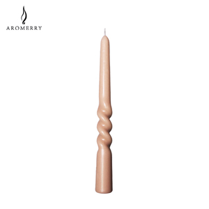 Wholesale New Style Spiral Twisty Stick Taper <strong>Orange</strong> Color <strong>Candles</strong> for Wedding Dinner Decor 20cm - Product Image 3
