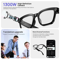 Gafas Inteligentes con IA, Cámara 4K de 13MP, 4GB Reales, Grabación de Audio ChatGPT, Auriculares Inteligentes, Resistentes al Agua IP68, Reproductor de Música, Navegación con IA