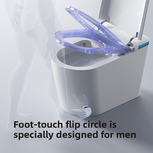 Offre Spéciale : Toilette Intelligente avec Siège Chauffant, Bidet, Lavage et Drainage, Chasse <span class=keywords><strong>d</strong></span>'<span class=keywords><strong>eau</strong></span> Puissante à Siphon, Design Moderne, Télécommande Intelligente - Product Image 6
