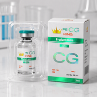 Étiquettes personnalisées avec logo VS-387 pour flacons cosmétiques de 3 ml, étiquettes pour flacons de peptides de 3 ml et emballage en boîte pour flacons de 3 ml