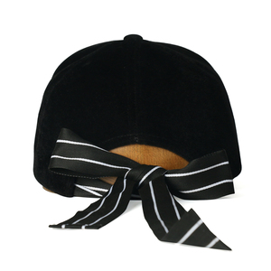 Bán Buôn Trung Tính Màu Rắn Twill Đồng Bằng Top 3D Thêu Thể Thao Cap Có Thể Điều Chỉnh Bông Bow Mũ Bóng Chày Tùy Chỉnh - Product Image 4