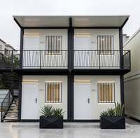 Maison Modulaire Compacte de 20 pieds, Cuisine Amovible, Conteneurs Préfabriqués, Maison Pliable, Camp de Secours