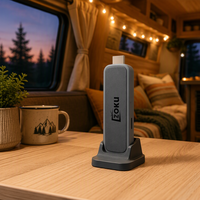ZOKU TV Stick H2pro Android 14.0 4G RAM 64G ROM Terlaris, Mendukung Dekode 4k, Pemutar Media Streaming, Harga Pabrik