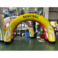 Arc gonflable scellé par air de marquage à chaud de publicité pour la porte de ligne d'arrivée de début d'événement d'exposition de salon commercial pour des événements de course de sports