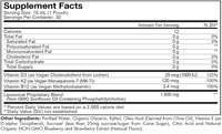 Complément liquide de vitamine D3 liposomale du fabricant, multivitamine liquide végétalienne avec vitamines K2, B12, E, complément de vitamine D3
