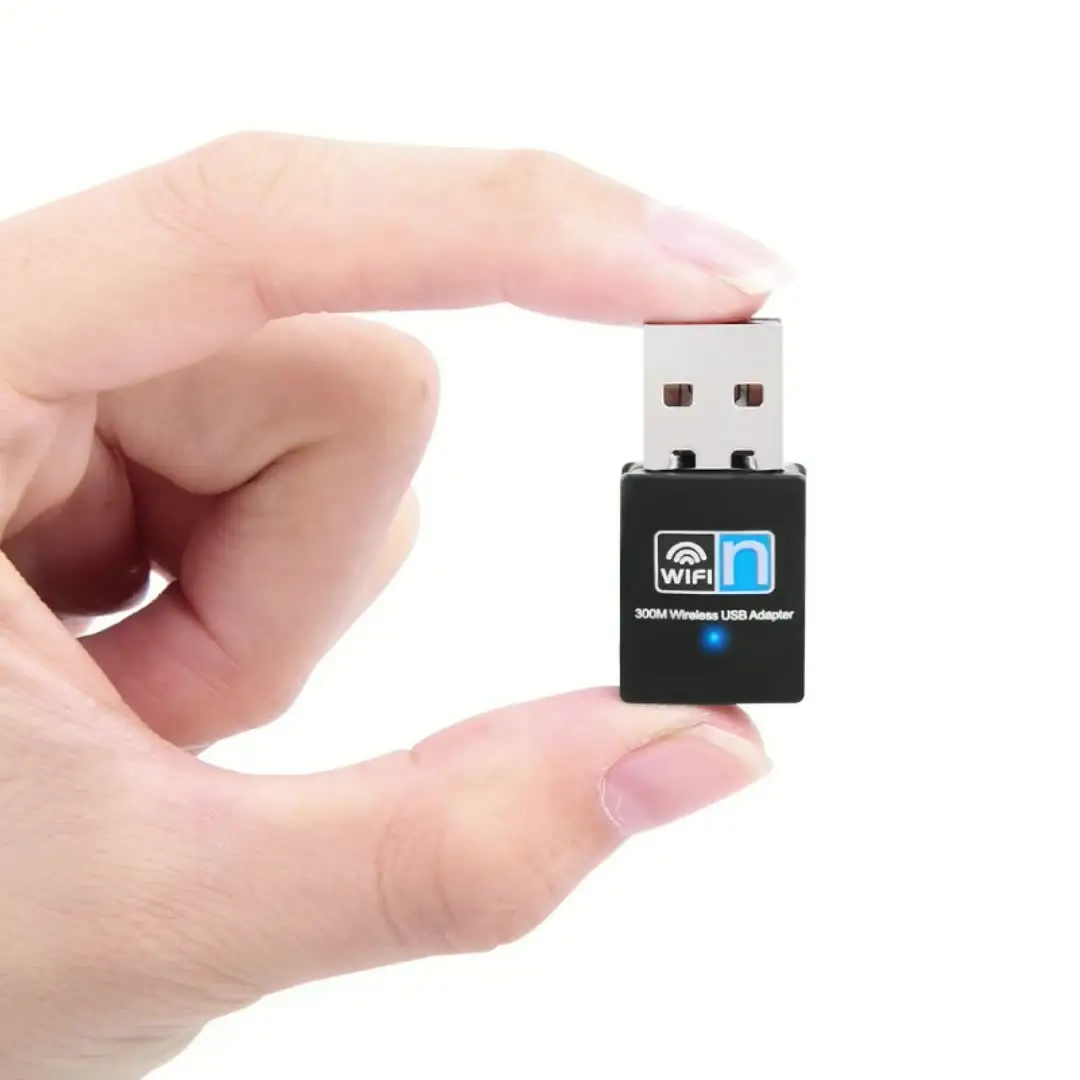 Usb Wifi Mini Draadloze Netwerkkaart 300Mbps 2.4G Pc Externe Ontvangen Zenden Adapter RTL8192EU