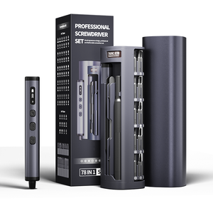 Kit de tournevis électrique sans fil rechargeable 78-en-1 avec lumière LED 4, 72 outils de réparation de précision, bricolage domestique professionnel, 0,4 N.M <span class=keywords><strong>Max</strong></span> - Product Image 2