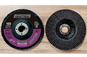 Disque à lamelles pour le meulage du métal, abrasifs haute dureté, garantie 3 ans, fabriqué en Chine, support OEM personnalisable, 10 mm - Product Image 2
