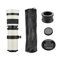 Objectif de caméra Zoom Super téléobjectif MF F/8.3-16 420-800mm monture en T avec anneau adaptateur de montage NEX universel pour appareil photo Sony