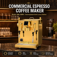 Machine à expresso semi-automatique à profil de pression personnalisable pour la vente en gros, fabriquée par l'usine de cafetières de Shunde - Fournisseur de marques OEM