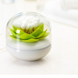 Soporte Creativo para Hisopos de Algodón con Tapa, Soporte de Plástico para Palillos, Accesorio Novedoso para Escritorio - Product Image 1