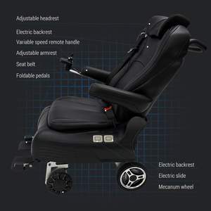Personas para viajar y modificar el asiento de elevación del automóvil Es conveniente para discapacitados y ancianos con una capacidad de carga de cuero de 150KG - Product Image 2