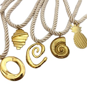 QS Europeo Americano exagerado geométrico colgante de acero inoxidable collar playa océano viento inspirado joyería transfronteriza - Product Image 5