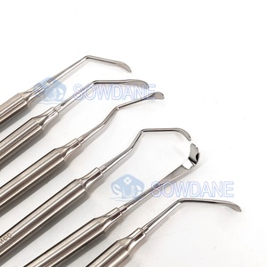 Alat bedah implan gigi ujung ganda, instrumen Lift gigi plus plus, alat pengangkat baja tahan karat - Product Image 1