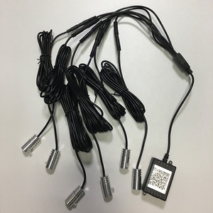 Tira <span class=keywords><strong>de</strong></span> luz <span class=keywords><strong>de</strong></span> <span class=keywords><strong>fibra</strong></span> óptica LED <span class=keywords><strong>de</strong></span> aluminio para 6 coches, 1 fila, cambio <span class=keywords><strong>de</strong></span> Color, IP55, aplicación móvil nominal, Control, iluminación <span class=keywords><strong>de</strong></span> ambiente Interior para coche - Product Image 5