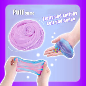 Nuovo Kit melma di cristallo profumo di frutta di fango crema di argilla fatti a mano Dessert fai da te giocattoli per i bambini che migliorano la pasta per giochi genitore-bambino - Product Image 4