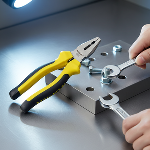 <span class=keywords><strong>Pince</strong></span> à écrous pneumatique à lame cisaillante diagonale pour anneaux fendus, petite et longue - Product Image 4