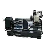 Tour CNC à un axe GSK de haute précision, horizontal, robuste, à lit incliné, modèles TCK56Y, TCK63Y, TCK80Y