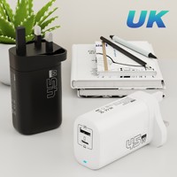 Chargeur USB C GaN 45W de haute qualité avec affichage LED, PD3.0, charge rapide Type C pour ordinateurs portables et téléphones 18