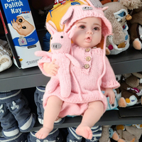 2025 New Style Realistic Reborn Neugeborene Puppen Kit Großhandel 55cm Baby Zwillinge & Mini Life Rag Puppen Gummi & PVC Teile
