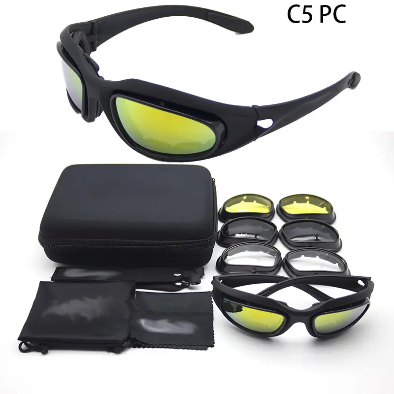 Factory wholesale tactical glasses Spot riding polarized CS shooting outdoor fishing mountaineering sports glasses