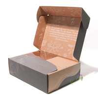 Nouvel arrivage de boîte cadeau colorée en papier ondulé boîte à bijoux ensemble boîte postale d'expédition