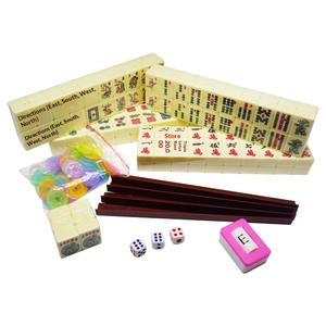 <span class=keywords><strong>Jeu</strong></span> <span class=keywords><strong>de</strong></span> cartes <span class=keywords><strong>de</strong></span> Mahjong américain haut <span class=keywords><strong>de</strong></span> gamme <span class=keywords><strong>de</strong></span> 28 mm pour jeux <span class=keywords><strong>de</strong></span> cartes d'échecs, cartes à jouer, <span class=keywords><strong>règle</strong></span>, dés, jetons, impression personnalisable, logo gravé - Product Image 5