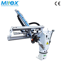Robot manipulateur servo à cinq axes haute vitesse pour injection plastique, état neuf, industriel, de préhension et de placement, moteur central collaboratif