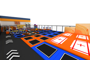 Centre de divertissement pour enfants à haute capacité ludique, <span class=keywords><strong>parc</strong></span> d'attractions, <span class=keywords><strong>parc</strong></span> de trampolines pour sauter et courir, équipement de terrain de jeu intérieur souple - Product Image 5