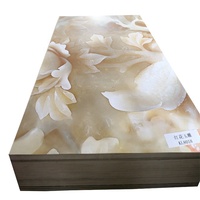 Panneau UV intérieur de revêtement de panneau de mur de feuille de marbre de PVC de 1220*2440mm