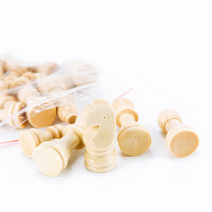 Piezas de ajedrez de madera, piezas de ajedrez de madera de Staunton de campeonato, solo 3,5 pulgadas, figuras de rey, juego de ajedrez, piezas de estatuilla - Product Image 3