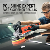 Polisseuse électrique industrielle DIY LVTO PGJ-0812-01H 1200W 220V à vitesse variable pour peinture automobile et polissage du métal