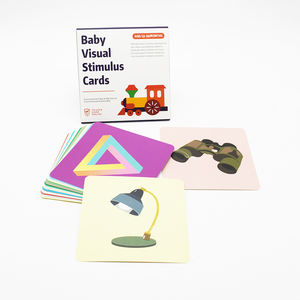 モンテッソーリBpa無料無毒レーザーベビービジザライザーカード刺激フラッシュビジュアルカード - Product Image 5