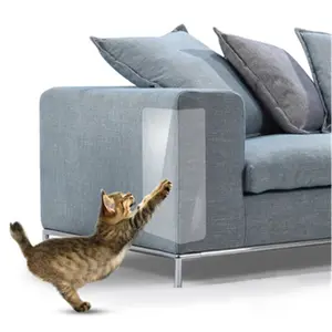 Protetor de móveis multi-tamanho de alta qualidade, fita adesiva removível anti-gato transparente de alta adesiva