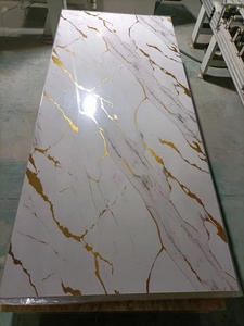 Azulejos de pared impermeables, paneles de pared sólidos DIY para baño, tablero de PVC, tablero Uv, Panel de pared, tablón de <span class=keywords><strong>vinilo</strong></span>, - Product Image 2