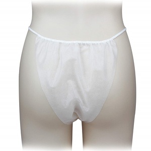 Sujetador y bragas desechables para Sauna, tangas desechables de alta SMS para ropa interior de Spa - Product Image 4