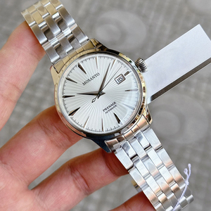 Reloj de Pulsera para Hombre, <span class=keywords><strong>Serie</strong></span> Cocktail, Esfera <span class=keywords><strong>Blanca</strong></span>, Resistente al Agua, Estilo Ejecutivo, Mecánico Automático - Product Image 5