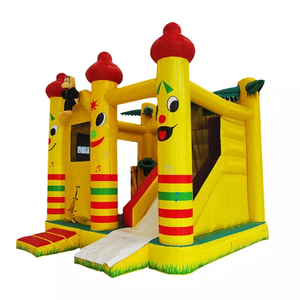 Tùy chỉnh khổng lồ thương mại không khí Trampoline lâu đài bouncy ngoài trời leo núi đá trò chơi Inflatable nổi trượt nước - Product Image 1