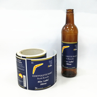 Etiquetas Personalizadas para Vino y Bebidas, Etiquetas para Botellas de Cerveza, Café y Condimentos con Estampado en Caliente con Lámina Plateada