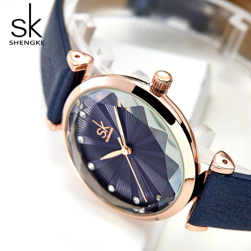 SK SHENGKE K0099 Luxury Quartz Watches Women Waterproof