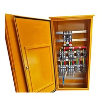 Boîtier de distribution d'alimentation étanche jaune pour éclairage temporaire de chantier extérieur, vide, fabriqué en Chine, sans courant