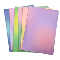 Papier de Soie Dégradé Coloré pour Emballage Floral, Papier Sydney pour Bouquets, Fournitures Florales en Gros