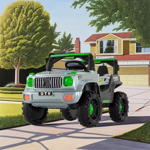 Coche de juguete eléctrico de fábrica de China con música de columpio, coche de Control remoto para niños, precio barato alimentado por batería de plástico Unisex - Product Image 1