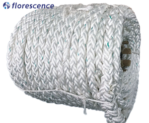 Flexible 80mm Hawser 8 hilos <span class=keywords><strong>de</strong></span> fibra <span class=keywords><strong>de</strong></span> nailon sintético impermeable suministros marinos cuerda <span class=keywords><strong>de</strong></span> <span class=keywords><strong>amarre</strong></span> cordón - Product Image 2