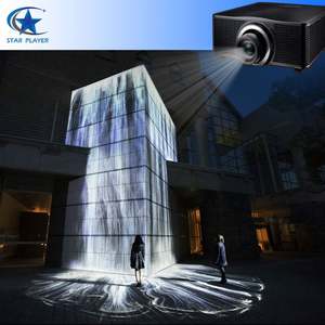 Projecteur de vidéo holographique 3D personnalisé à longue portée pour projection extérieure sur bâtiments, 5000-10000 lumens, étanche IP54, télécommande - Product Image 2