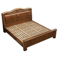 Neues Bett im chinesischen Stil aus Massivholz, 1,8 m Doppelbett, 1,5 m Kingsize-Bett, Direktverkauf ab Werk, Schlafzimmermöbel