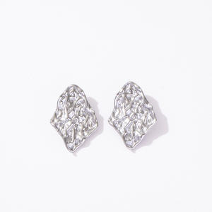 <b>Stud</b> Earrings 18K Gold Plated <b>Titanium</b> Steel U-Shaped Geometric Design Fashion Dangle Earrings For Women Summer Style - Product Image 3